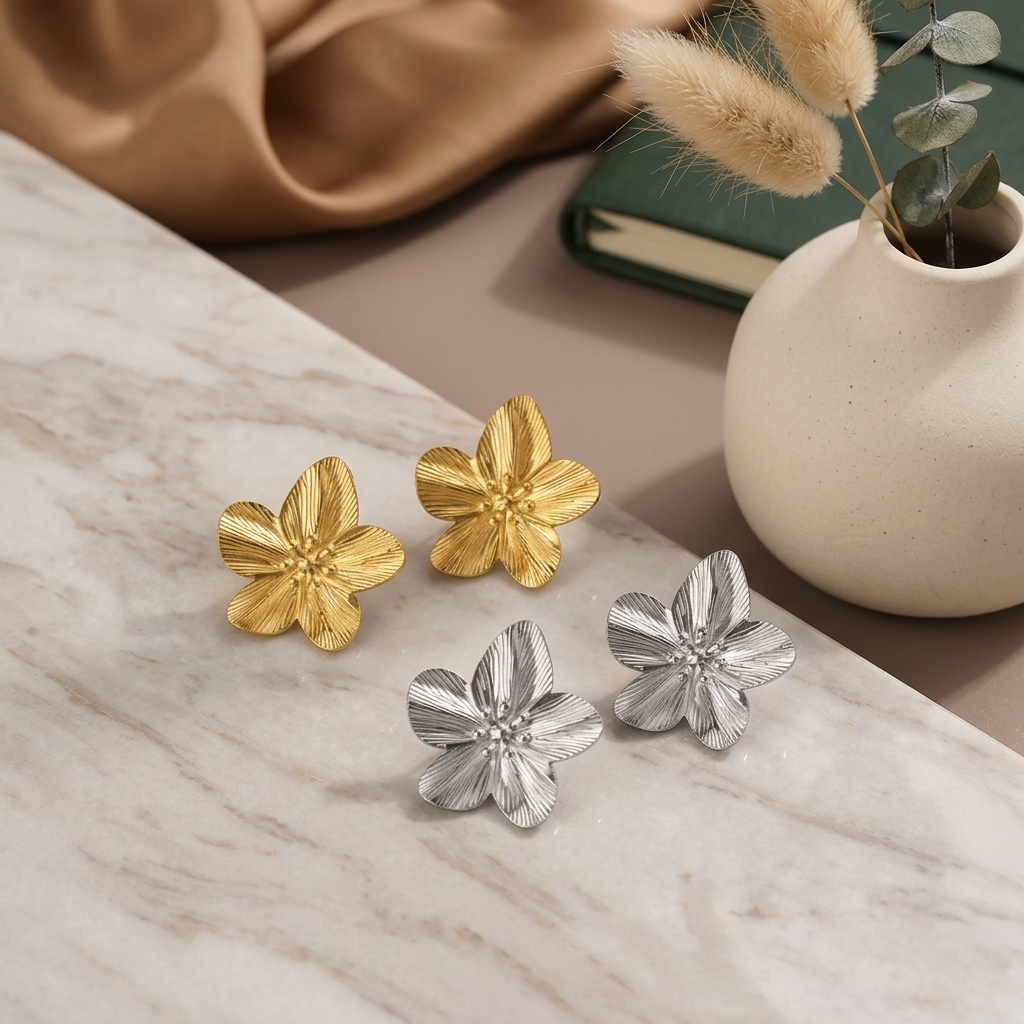 Plumeria Earrings