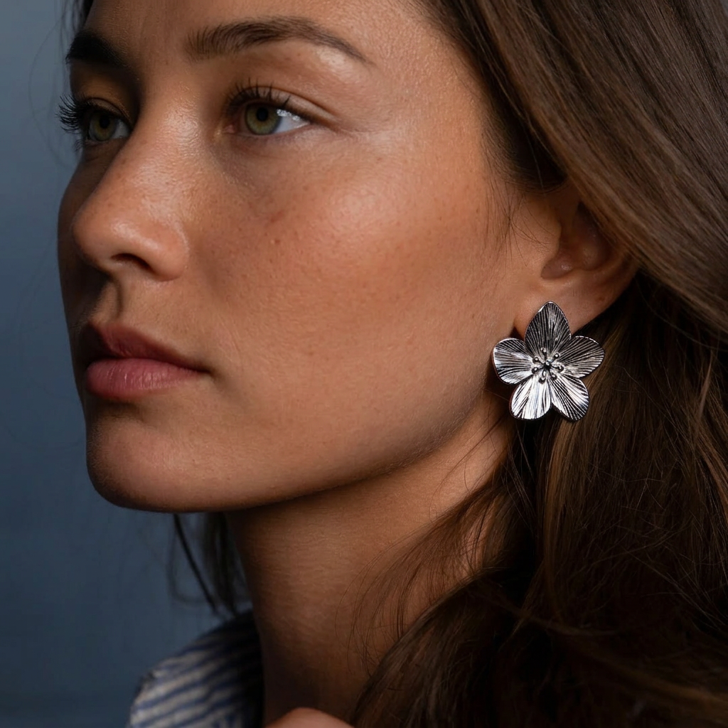 Plumeria Earrings