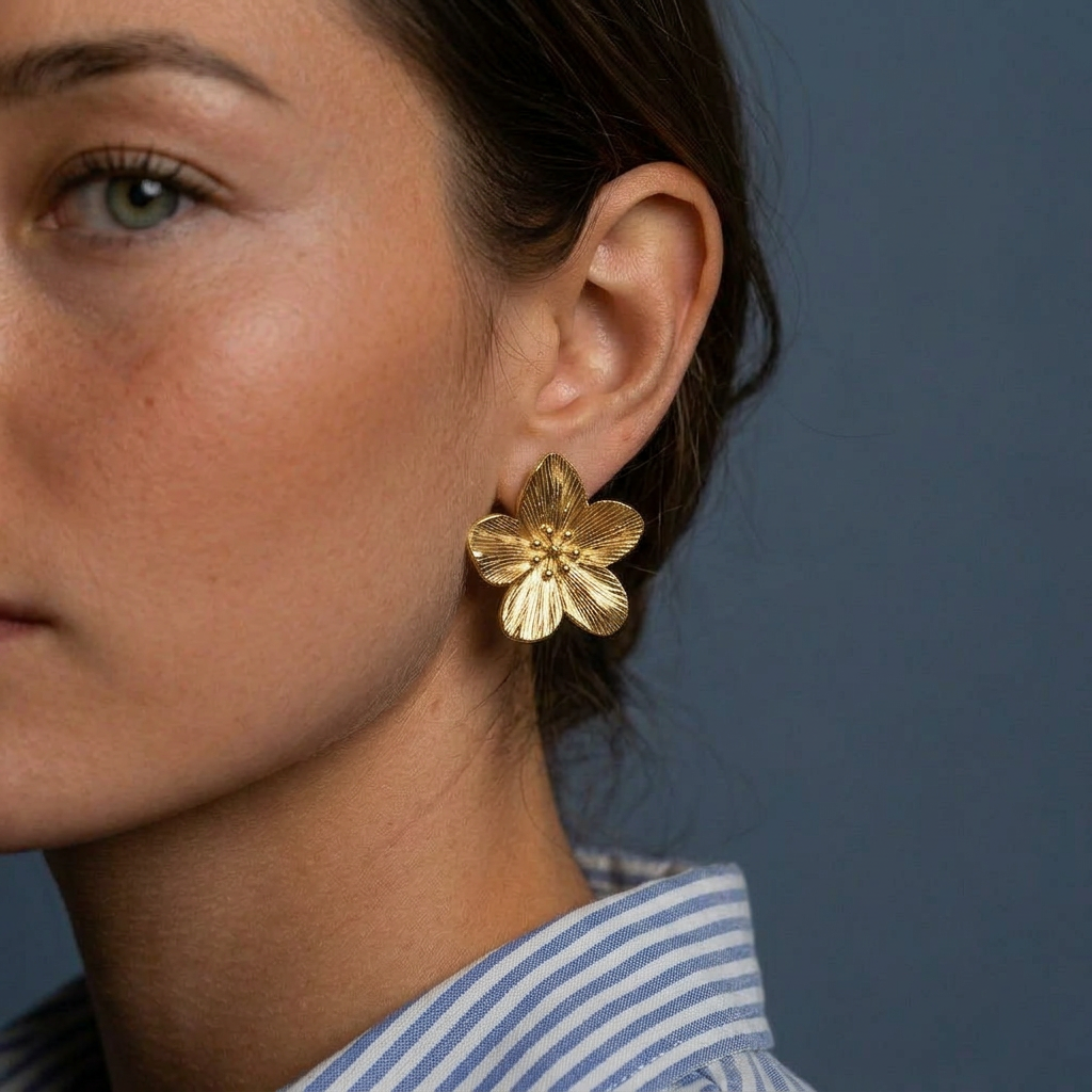 Plumeria Earrings