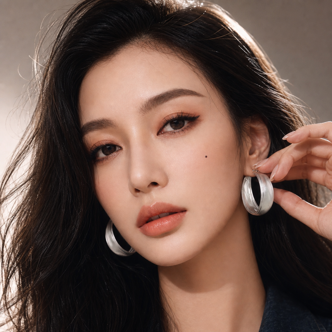 Sofia Oval Hoop Earrings