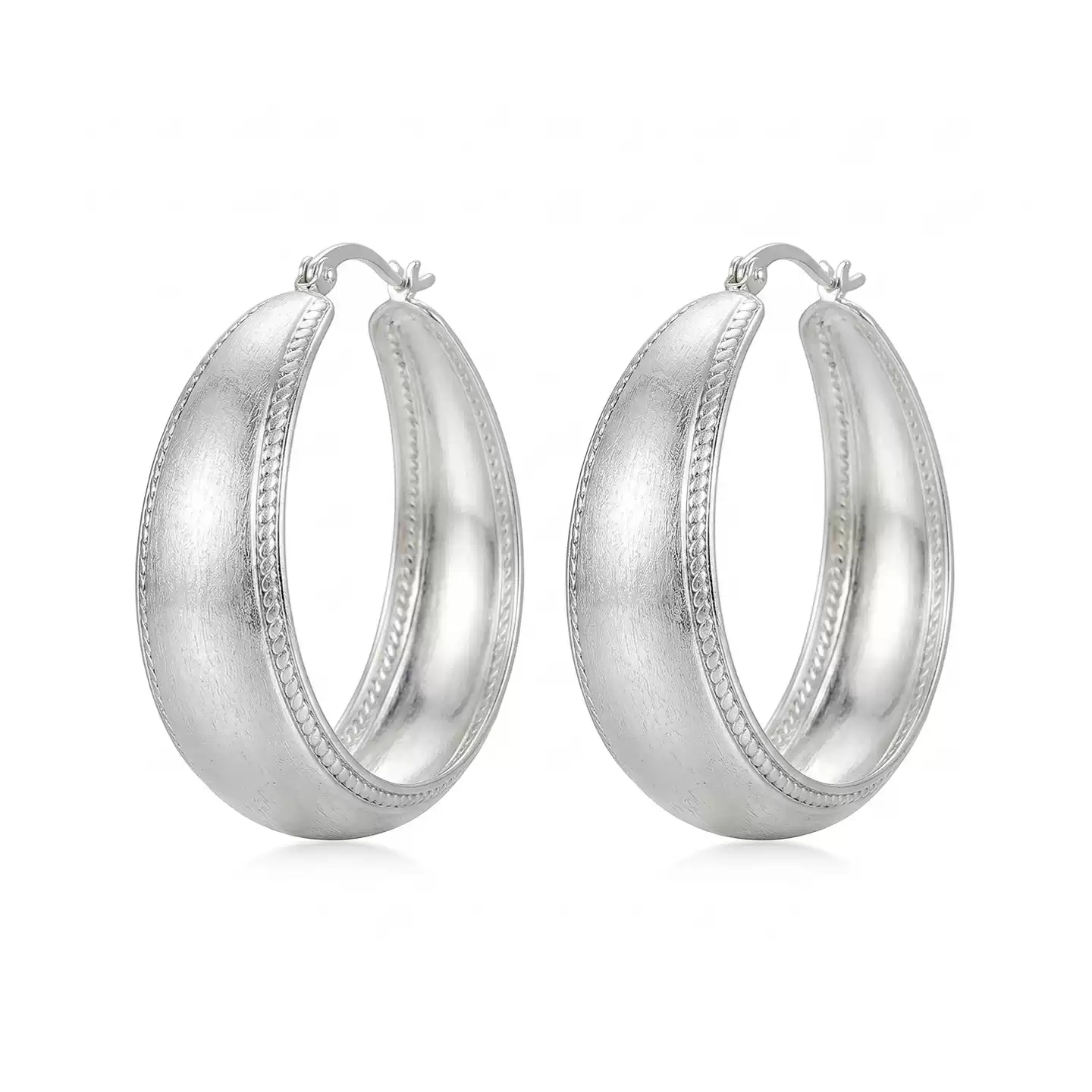 Sofia Oval Hoop Earrings