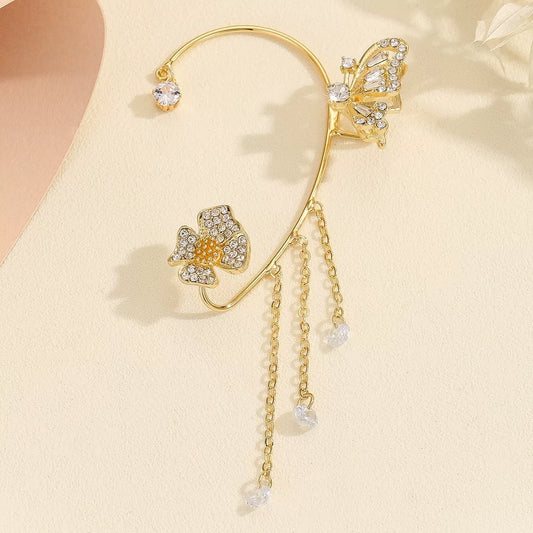 Elara Butterfly Ear Cuffs