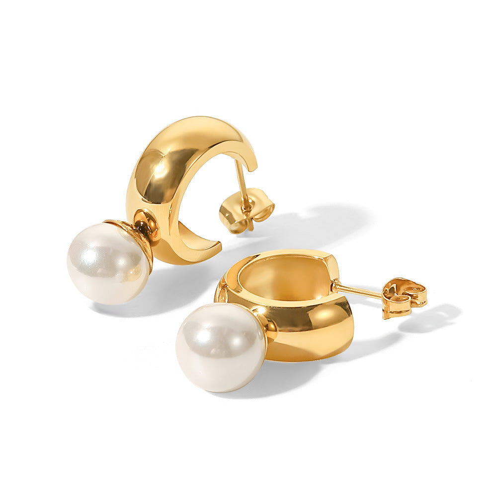 Alissa Pearl Stud Earrings